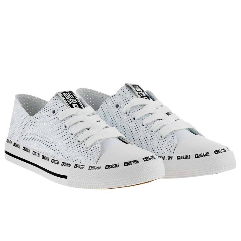 Жіночі білі кросівки Big Star з екошкіри