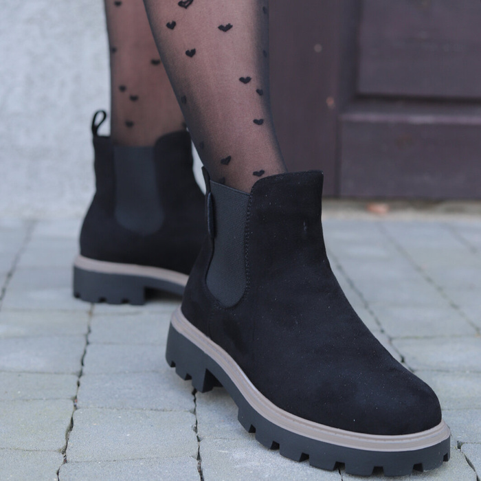 Чорні замшеві черевики челсі Big Star