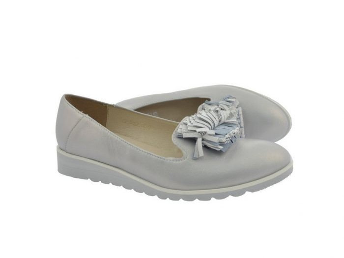 Туфлі GAMIS з декоративною передньою частиною - срібло 3400