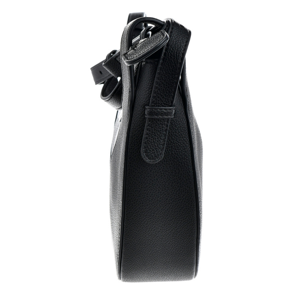 Torebka damska listonoszka czarna na pasku Big Star