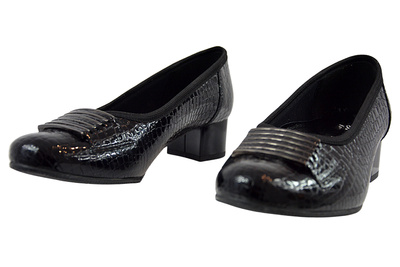 Чорні туфлі на високих підборах KOSTEX 2205 D3525