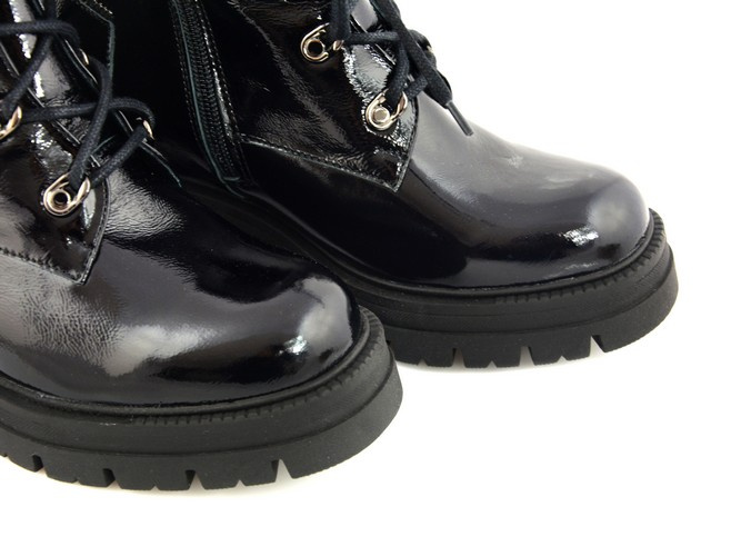 Trapery LEMAR 60349 czarne lakierowane