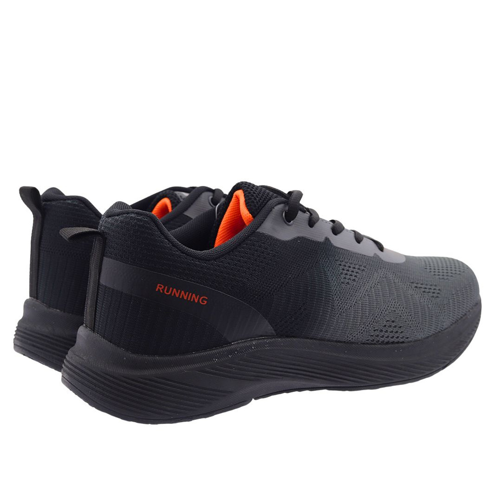 Buty męskie sportowe szare sznurowane 