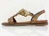Stylowe sandały Sergio Leone w kolorze camelowym SK012