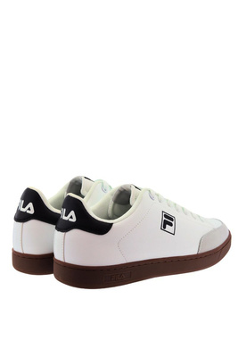 Biało szare sneakersy męskie płaskie sznurowane Fila