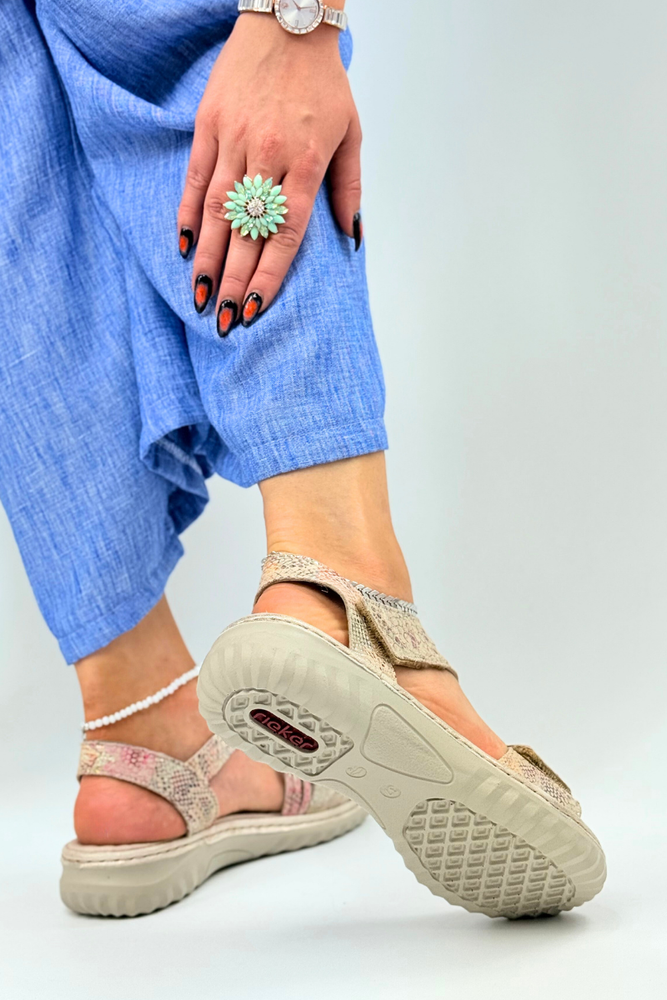 Босоніжки Rieker 64870-14 темно-сині