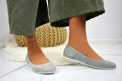 Baleriny Blu 801351 szare