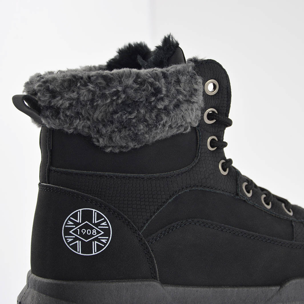 Botki trapery Lee Cooper LCJ-22-44-1362 czarne ocieplane