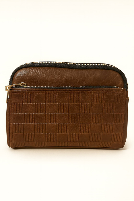 Listonoszka damska na ramię w kolorze khaki