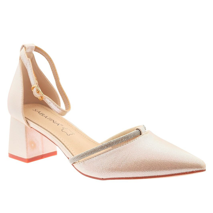 Красиві човники золотого кольору з колодкою