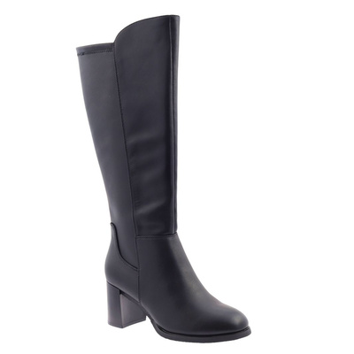 Чорні шкіряні черевики на блискавці