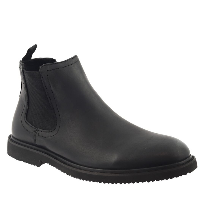 Чорні чоловічі шкіряні ботильйони T. Sokolski