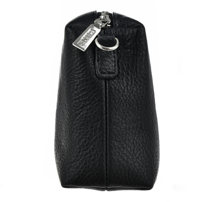 Mała listonoszka czarna na ozdobnym szerokim pasku Big Star