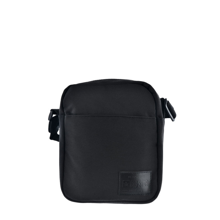 Mała czarna torebka męska na zamek Big Star