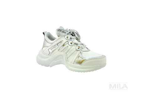 Sneakersy BOCCATO 135-081-02-96 białe