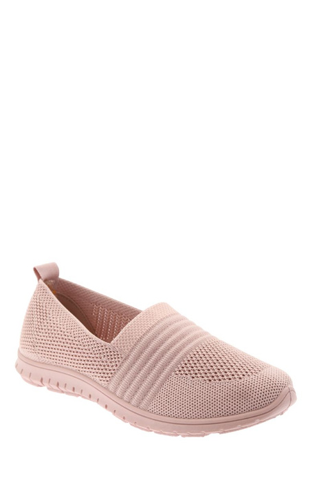 Różowe tenisówki damskie materiałowe przewiewne