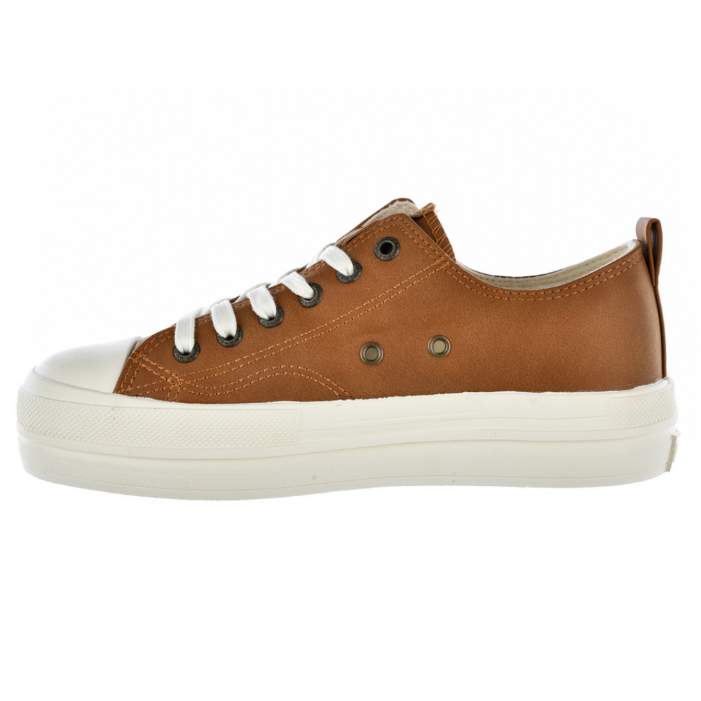 Жіночі коричневі кросівки на високій платформі Big Star