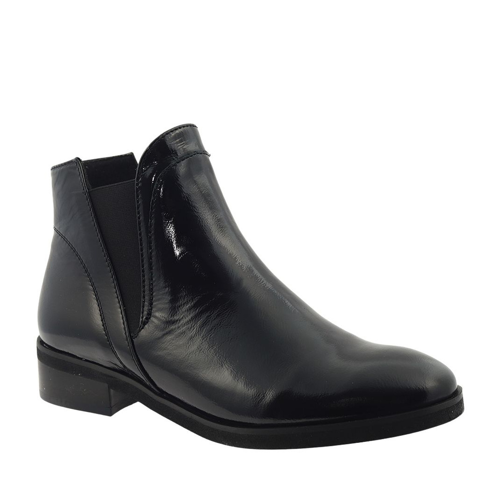 Botki skórzane sztyblety czarne Acord