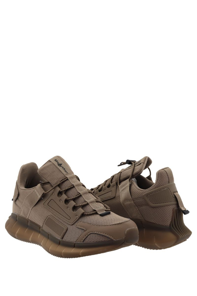 Adidasy męskie lekkie przewiewne brązowe