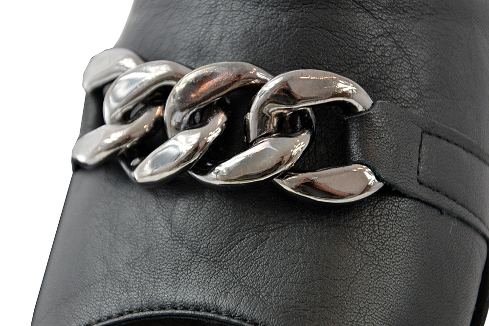 Чорні шльопанці Loretta Vitale 1008-40