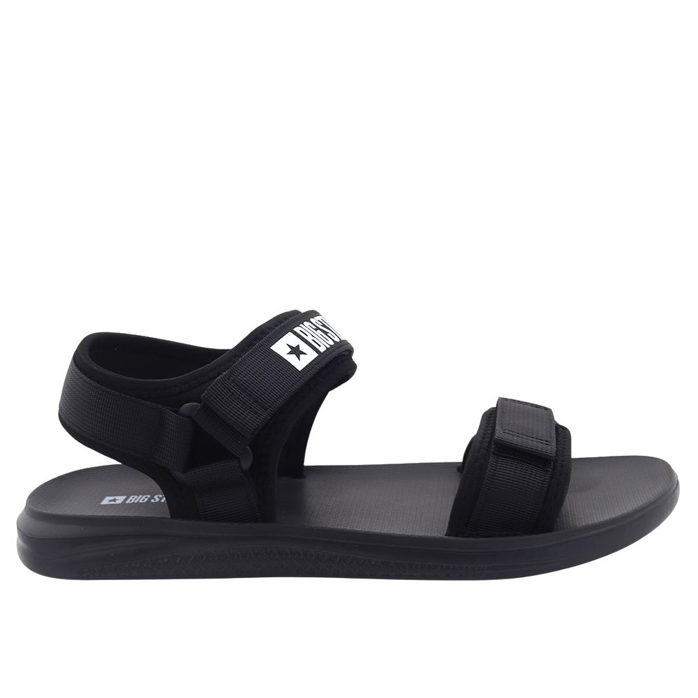 Чорні чоловічі спортивні босоніжки Big Star