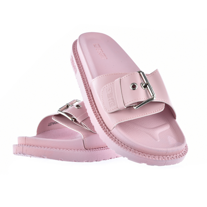 Рожеві жіночі шльопанці з пряжкою Big Star JJ274A308