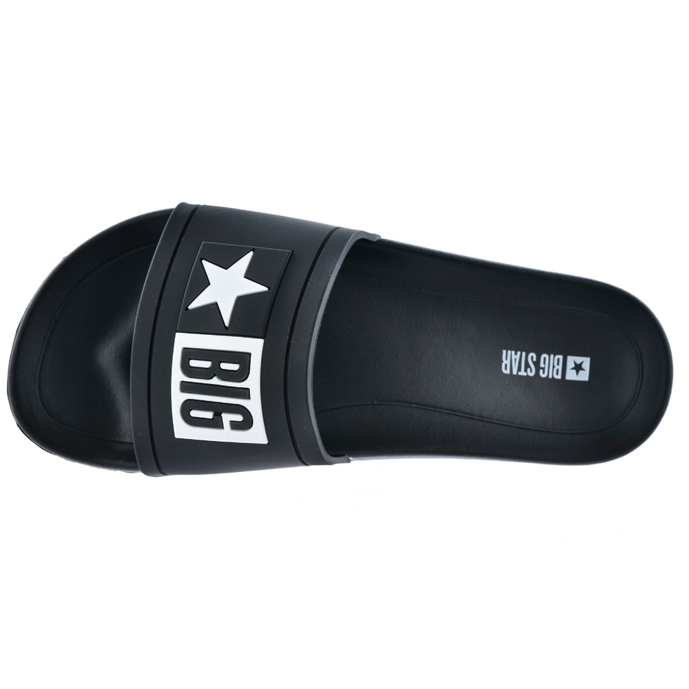 Klapki męskie czarne gumowe Big Star