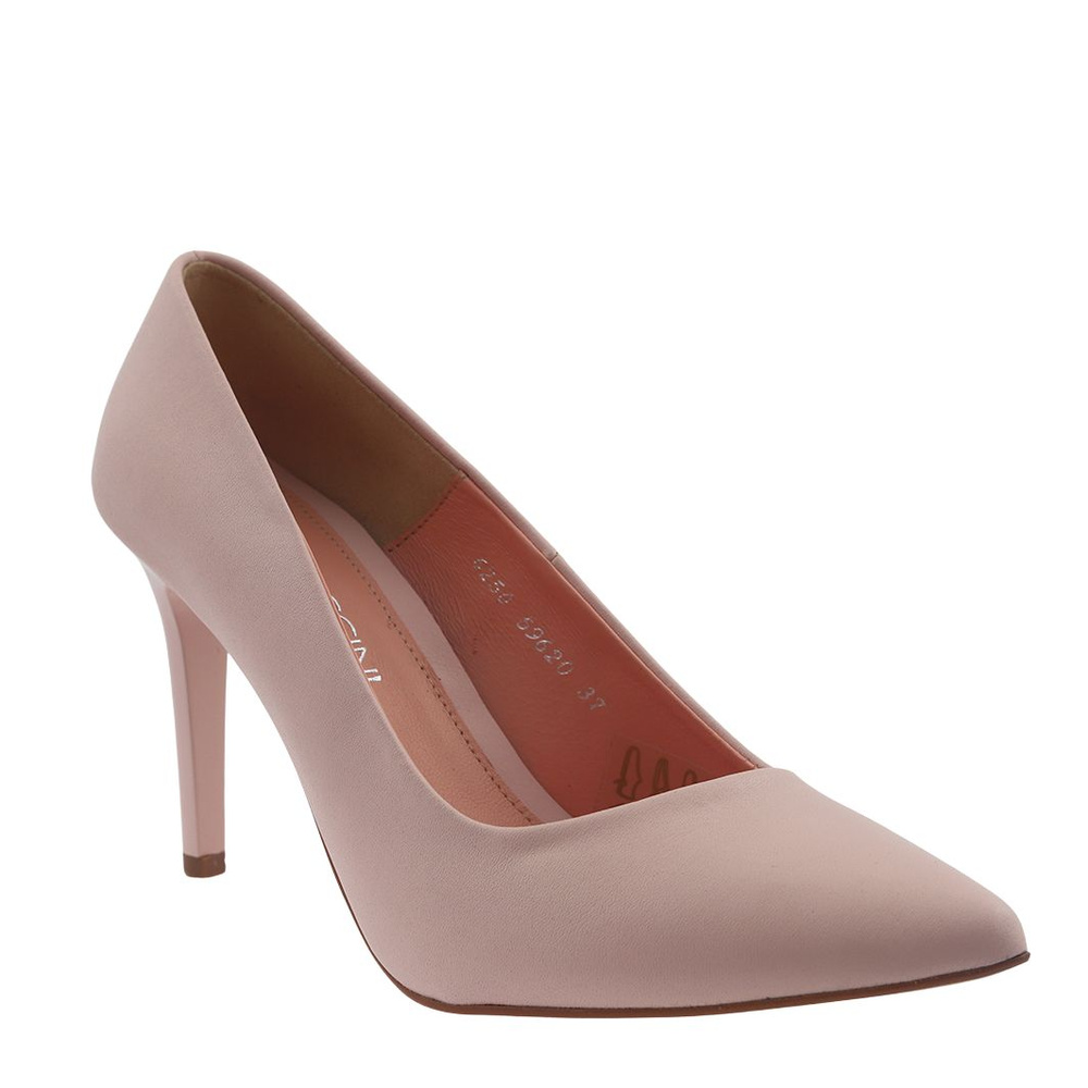 Шкіряні туфлі на підборах bardolino rosa Baldaccini 596200-E