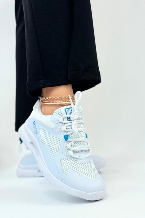 Białe lekkie przewiewne adidasy damskie Big Star