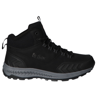 Męskie trekkingi zimowe czarne ocieplane Lee Cooper