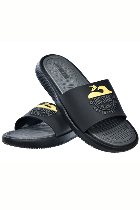 Чоловічі гумові шльопанці Big Star темно-синього кольору