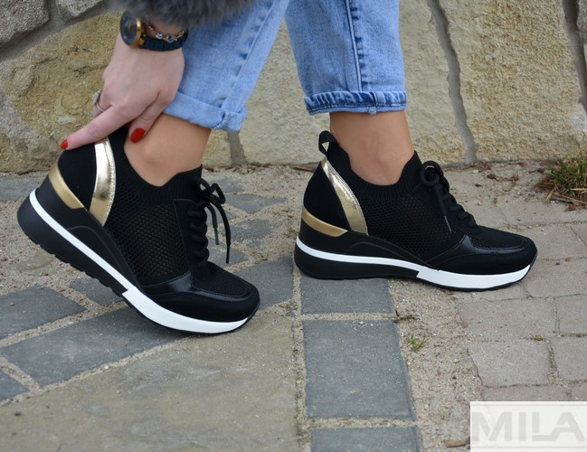 Sneakersy VINCEZA 21-10592 czarne