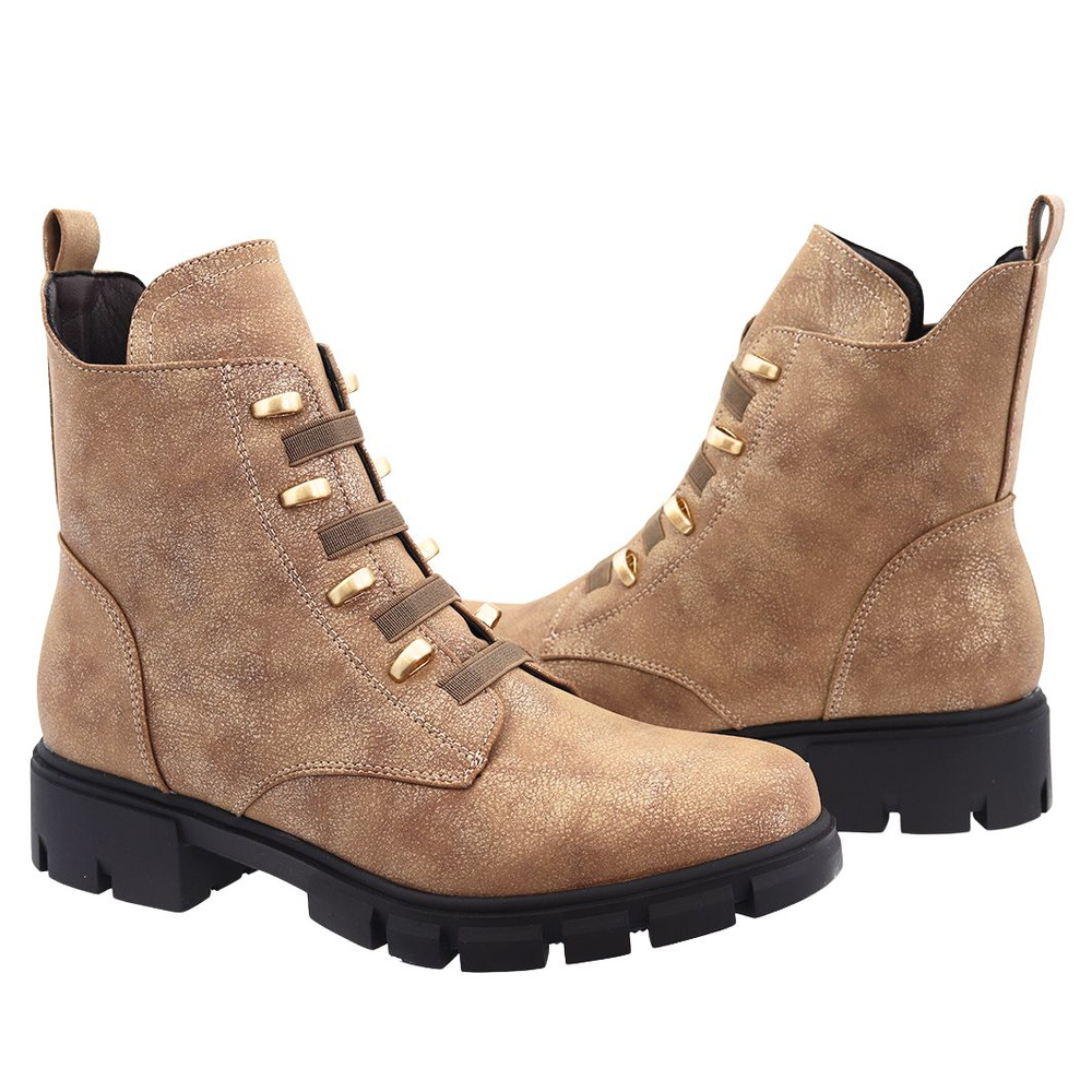 Коричневі замшеві жіночі ботильйони