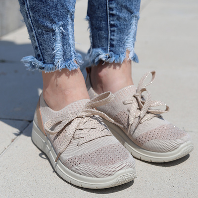 Спортивне жіноче бежеве взуття T. Sokolski