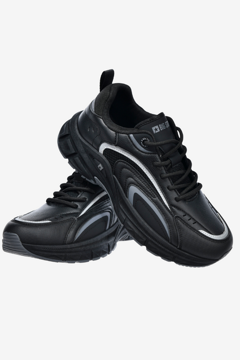 Buty sportowe męskie czarne Big Star na grubej podeszwie