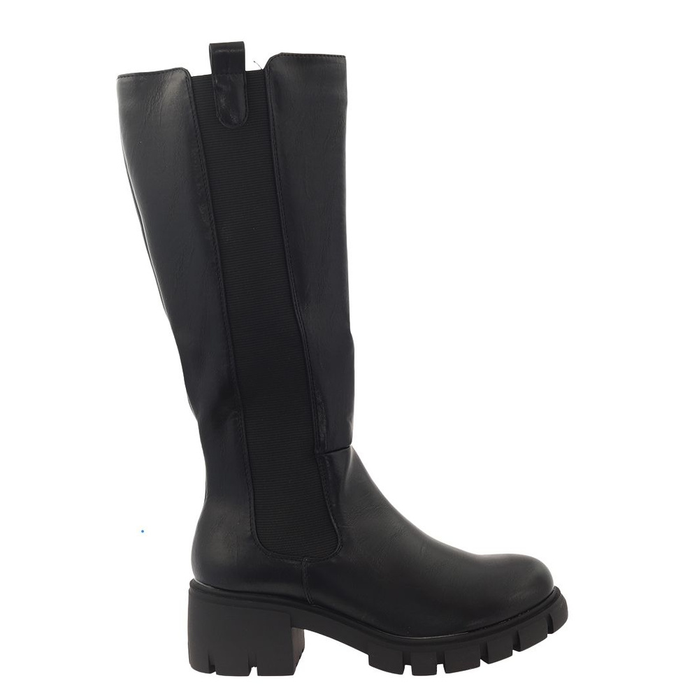 Kozaki czarne z elastyczną gumką M. Daszyński