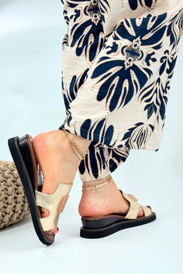 Золоті сліпони на гумці