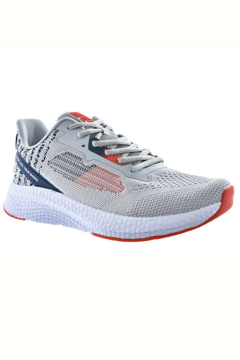 Lekkie szare sneakersy męskie sznurowane Big Star