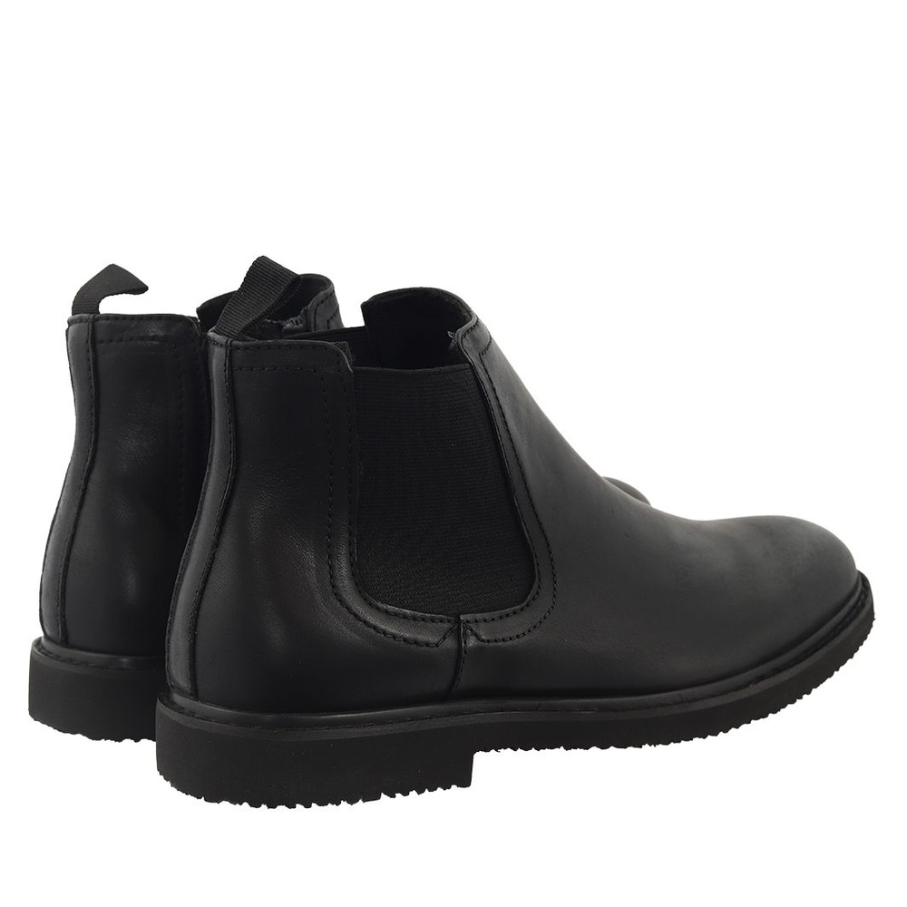 Чорні чоловічі шкіряні ботильйони T. Sokolski