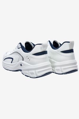 Białe sneakersy męskie na grubej podeszwie sznurowane Big Star