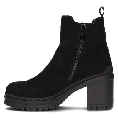 Ботильйони на високих підборах Filippo DBT3040/22 BK, чорні