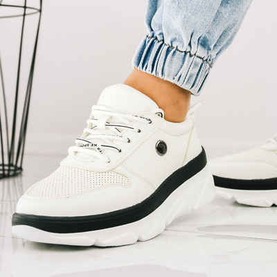 Sneakersy Vinceza 23-10842 białe