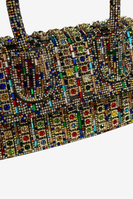 Жіноча чорна сумочка з подвійною ручкою і ремінцем Big Star