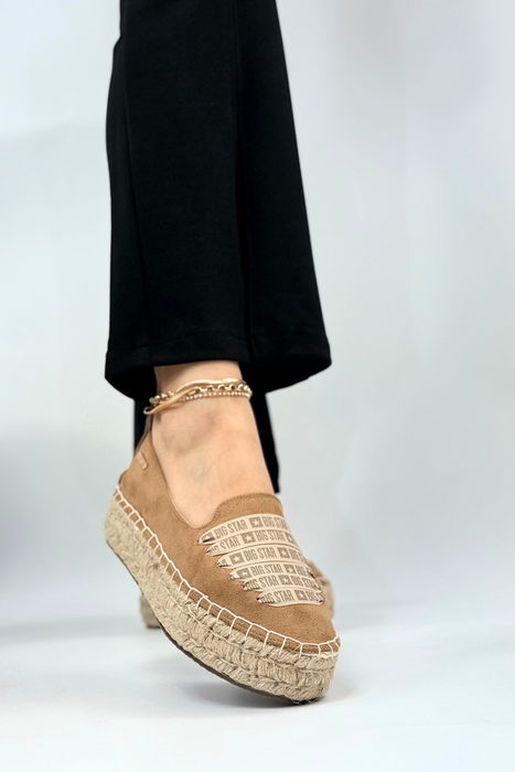 Жіночі чорні замшеві шльопанці на платформі Big Star