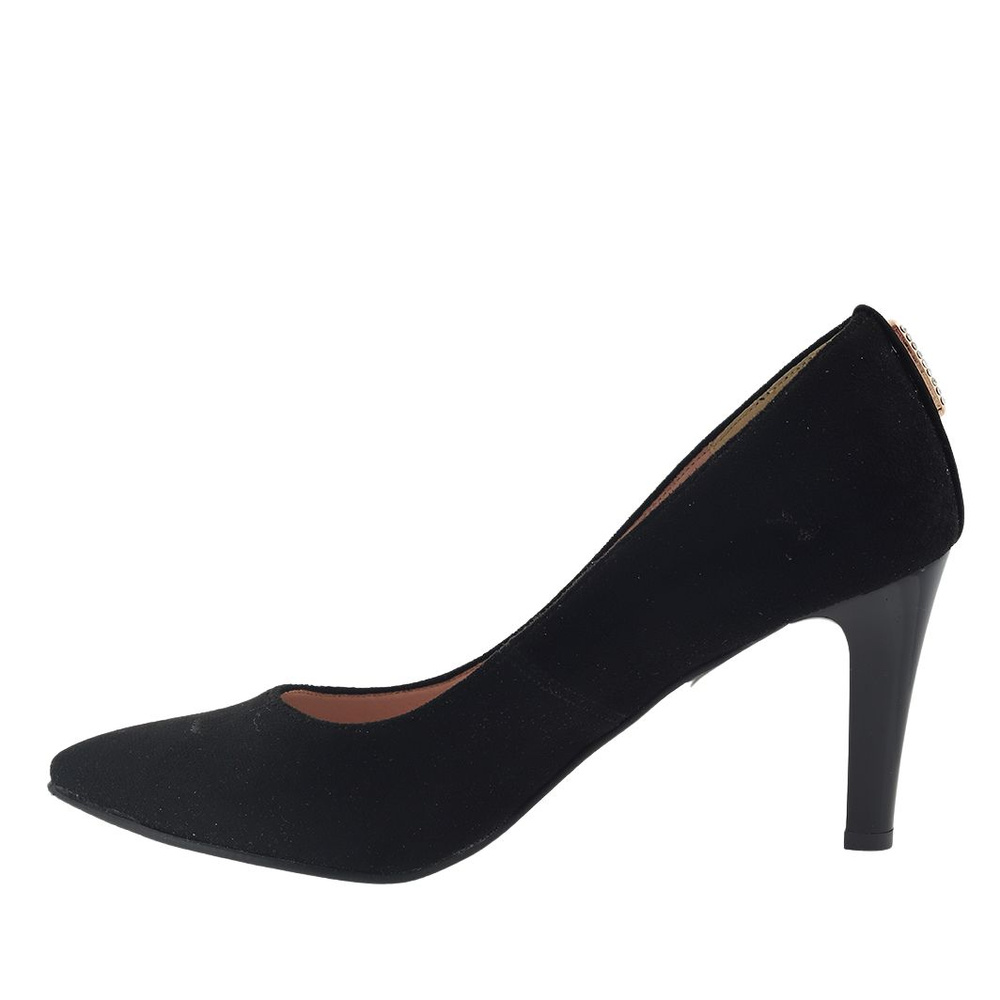 Чорні замшеві туфлі Clasicco