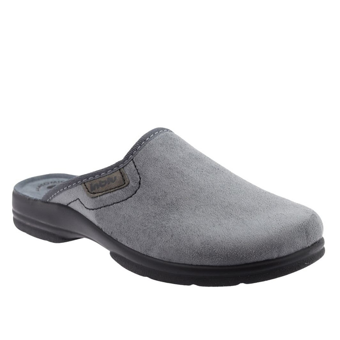 Kapcie domowe męskie szare wsuwane kryte Inblu