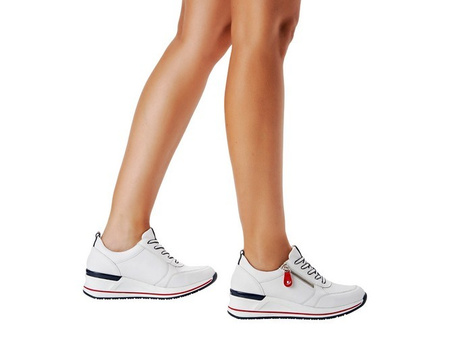Sneakersy Remonte D3207-80 białe