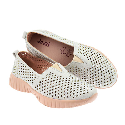 Туфлі жіночі ажурні на плоскій підошві