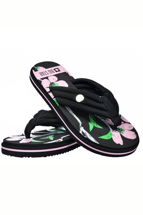 Жіночі чорні замшеві шльопанці на платформі Big Star