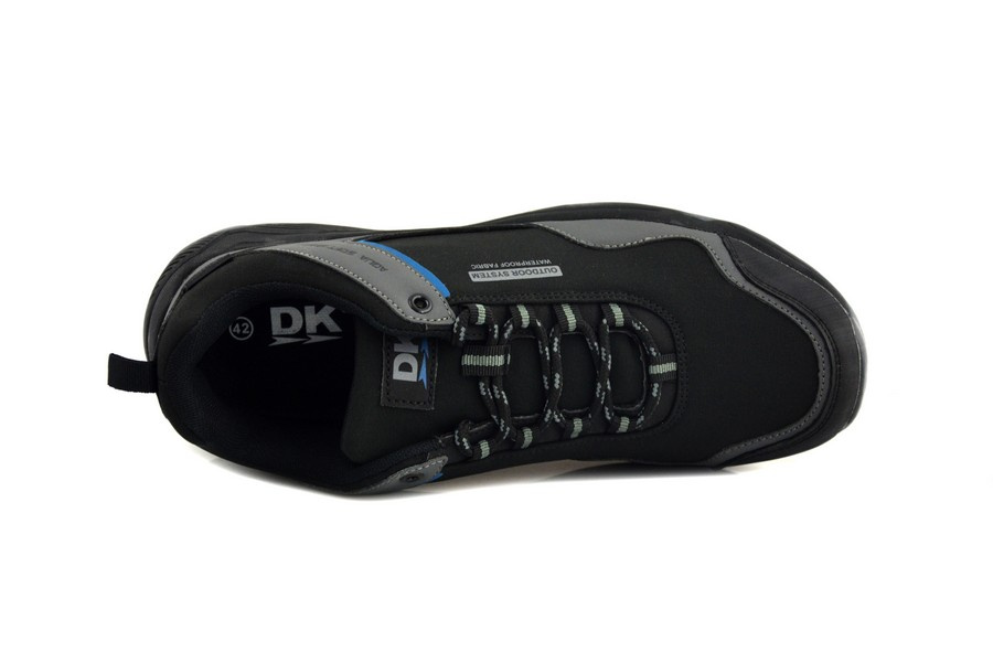 Чоловіче туристичне взуття DK 1100, чорно-сіре